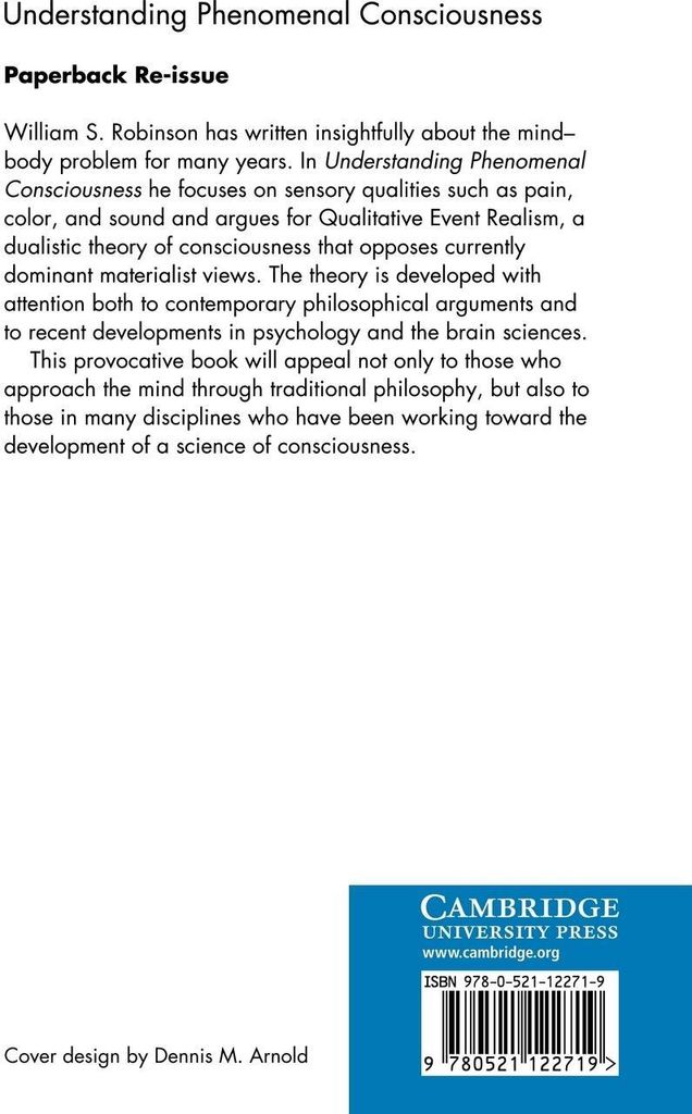 Understanding Phenomenal Consciousness