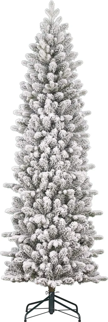 Sapin de Noël Artificiel Étroit Harma Anti-Aiguilles Vert Givré 215 cm