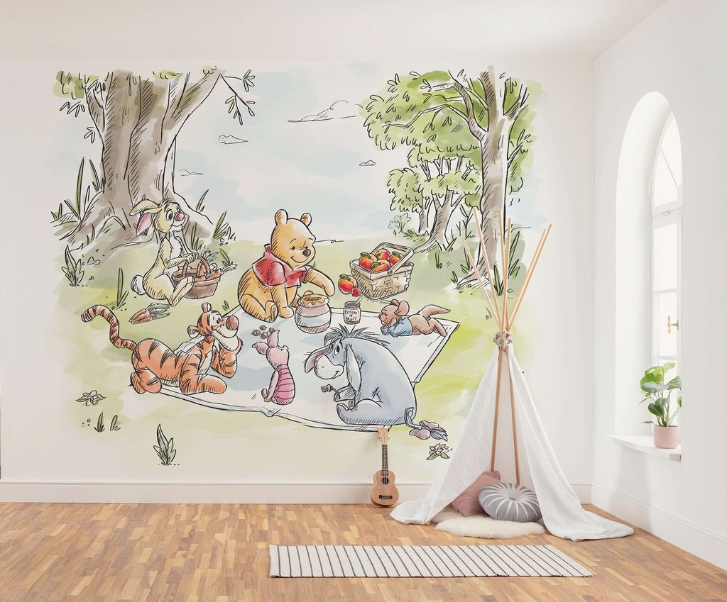 Komar Vlies Fototapete - Disney Winnie the Pooh Nice for Produktbild 