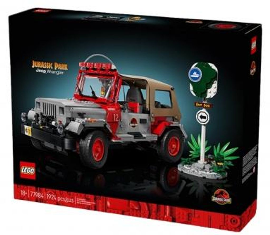 Lego 77984 - Jurassic Park Jeep Wrangler Obrázok produktu 