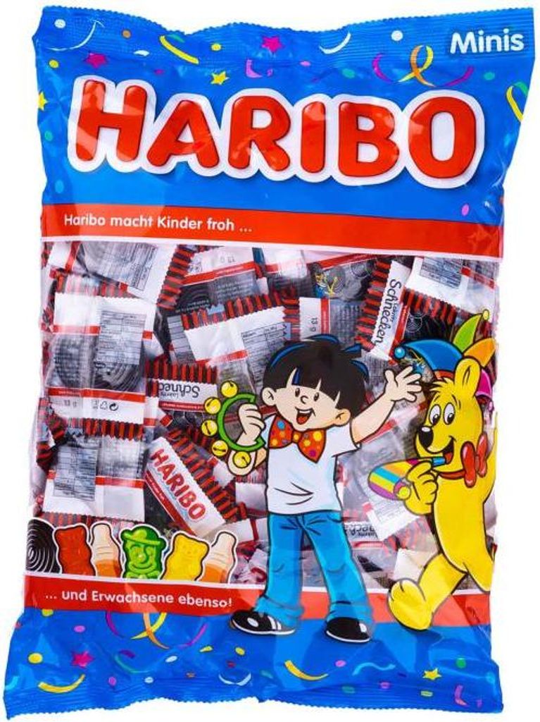 Haribo Lakritz Schnecken Minis vegetarisch 100er Produktbild 