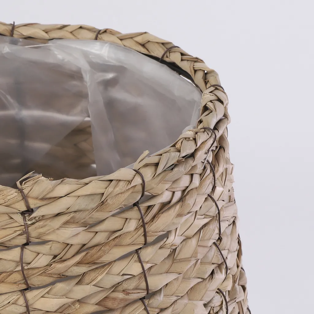 Panier Cache-Pot Marron 44 cm : Cachez vos Pots et Rangez vos Objets - 5