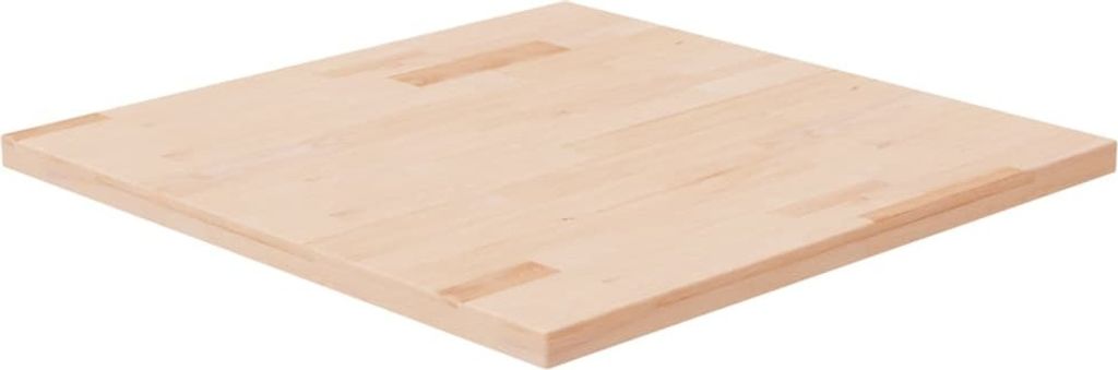 "WINTER SALE"Tischplatte - elegantes Design - Schreibtischplatte - Quadratisch 60x60x2,5cm Eichenholz Unbehandelt DE488968 - Tischplatten