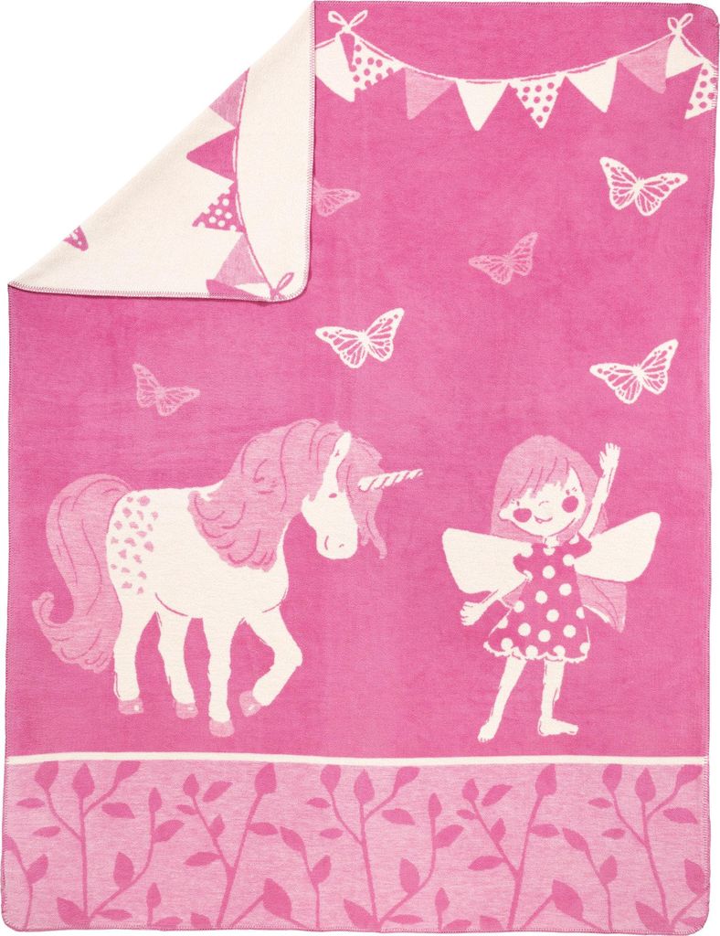 Erwin Müller Kinderdecke rosa 100x150 cm