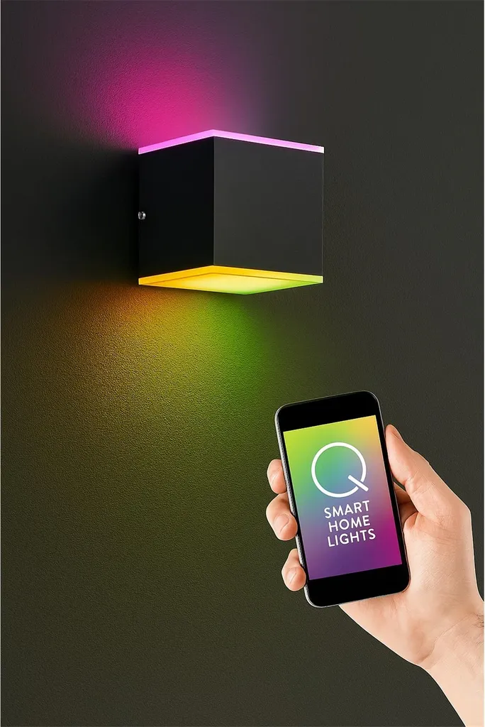 Applique Intelligente Q-AMIN pour Salon et Couloir Paul Neuhaus LED