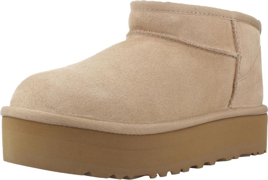 UGG K CLASSIC ULTRA MINI PLATF Beige