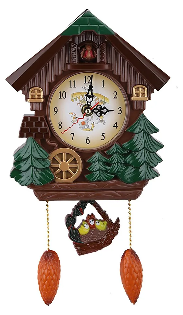 Horloge coucou rétro pour salon et cuisine ambiance maison de campagne