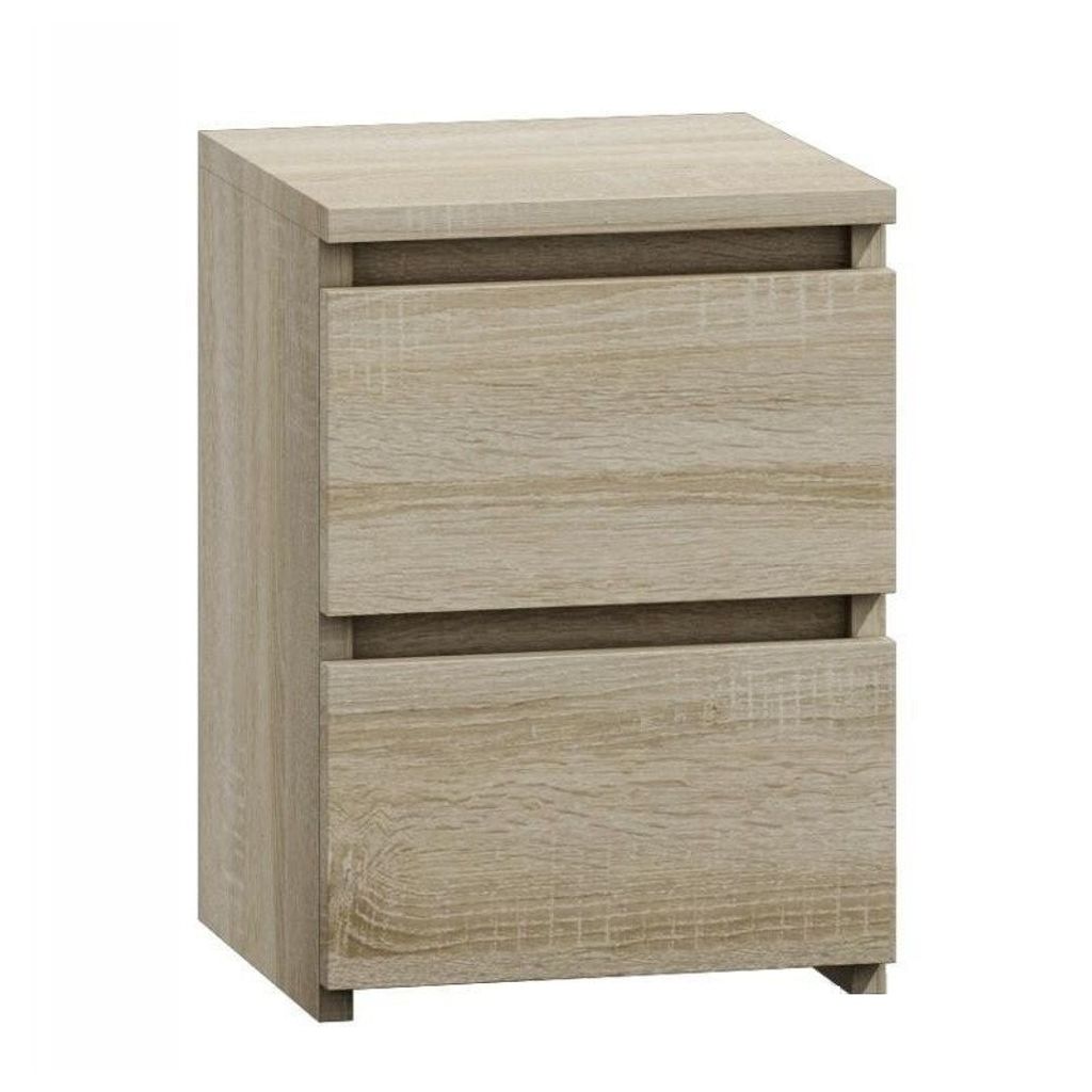 Kommode mit 2 Schubladen Nachttisch Sideboard Anrichte holz Produktbild 