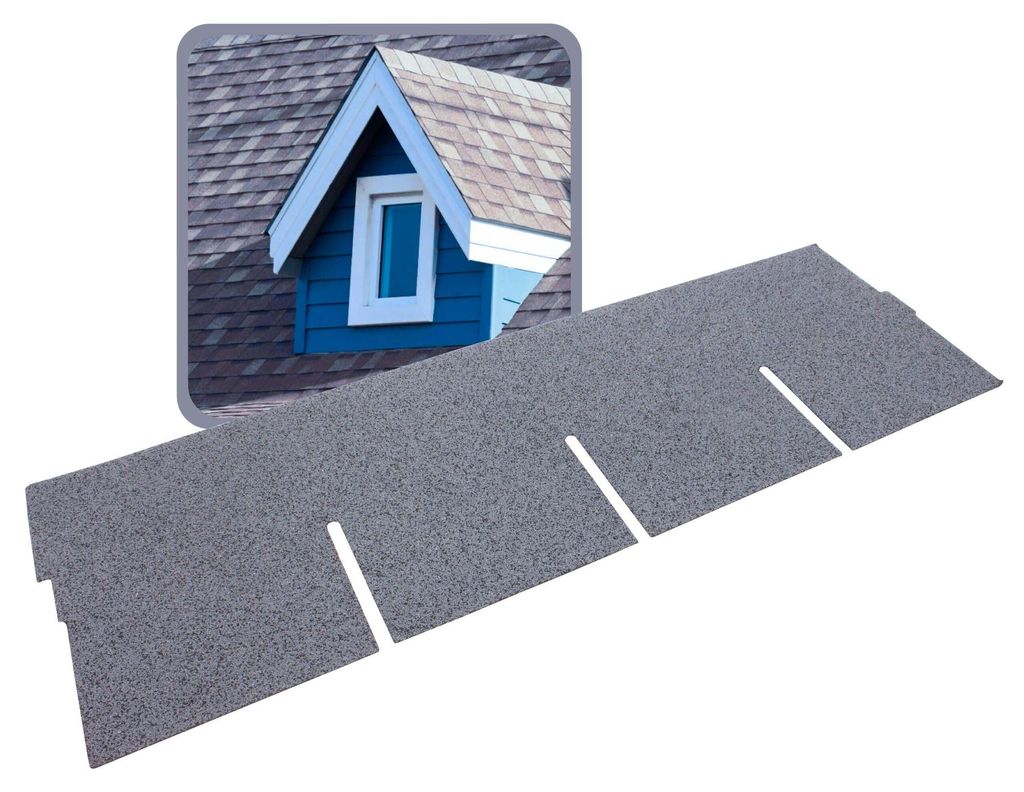 DAPRONA 20x Bitumen Dachschindeln Rechteck Grau 1 m x 32 cm Produktbild 