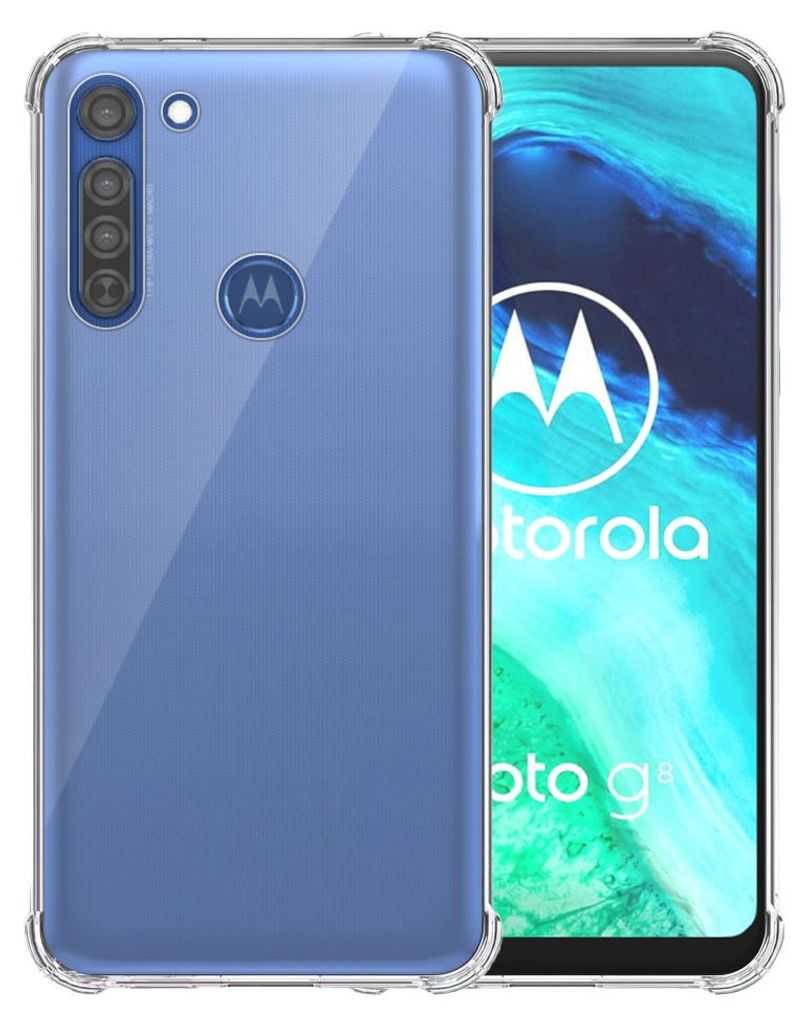 Coque pour Motorola Moto G8 Transparent - Coque antichoc Image du produit 