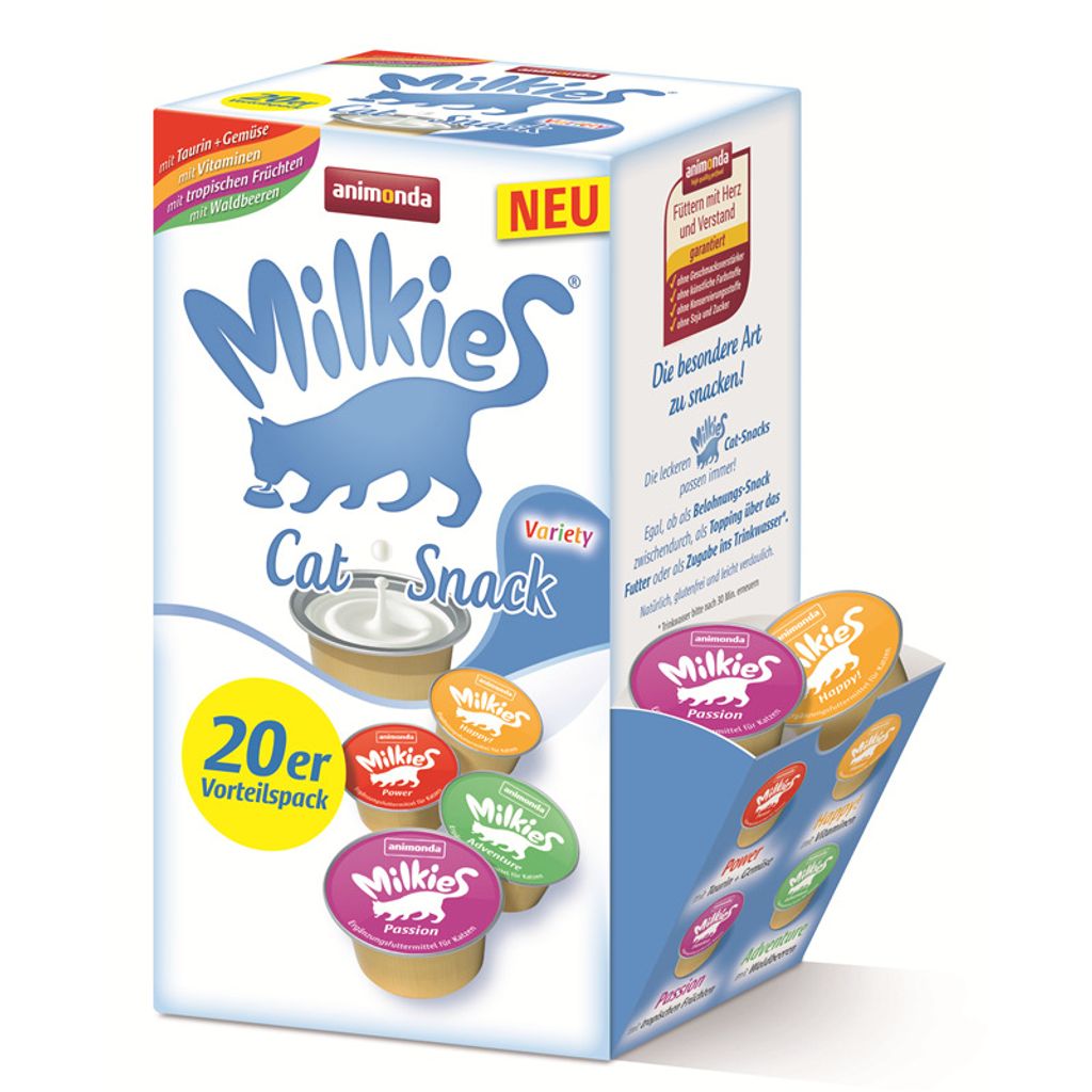 Katzensnack animonda Milkies Variety Multipack 20 x 15 g