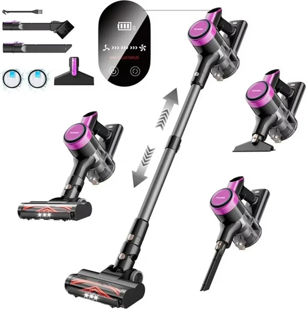 Aspirateur sans fil puissant 23KPa : fini la poussière incrustée !
