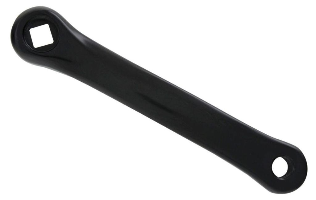Linke Kurbel Aluminium 170 mm schwarz