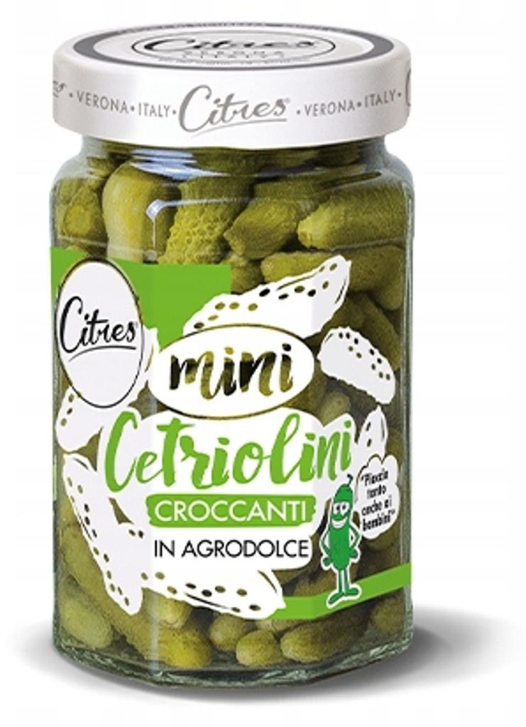 Korniszony mini Cetriolini 290 g Citres Zdjęcie produktu 