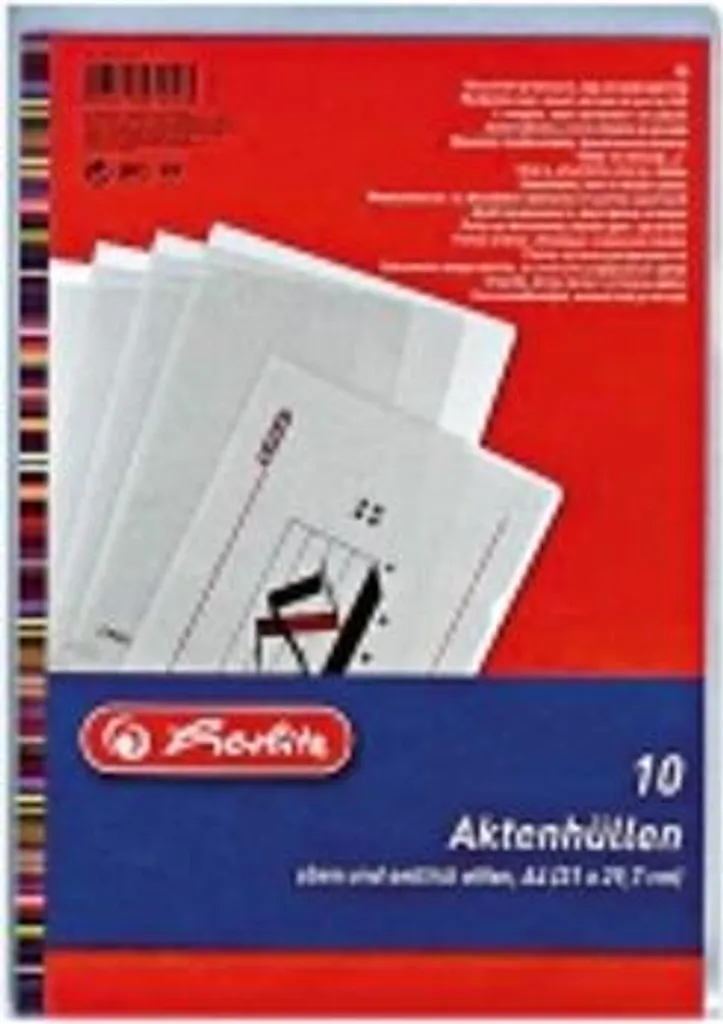 Prezzo Basso Cartelle A4 Herlitz Trasparente 0,09mm - Offerta Ufficio - 2