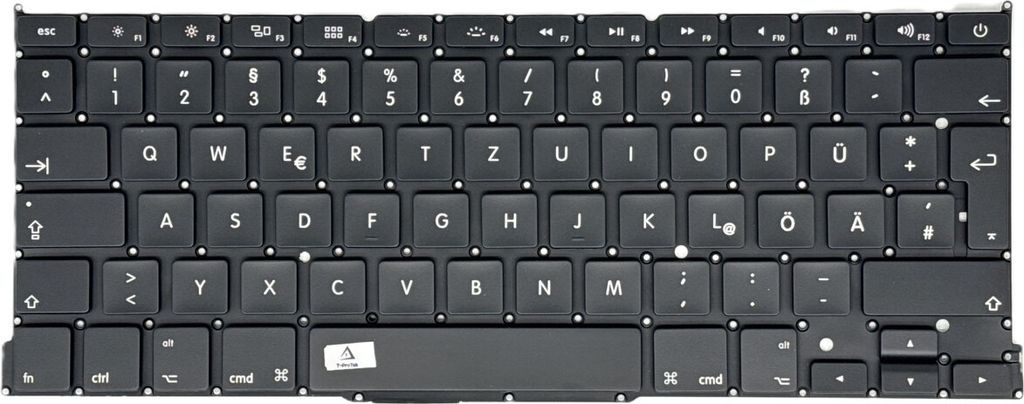 DE - Tastatur ohne Beleuchtung kompatibel für MacBook Pro 13" Mid 2014 A1502 EMC 2875