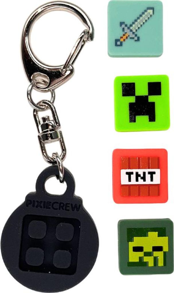 Olymptoy Porte-clés PIXIE CREW & MINECRAFT noir 4 Image du produit 