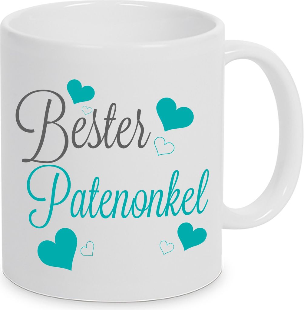 TassenKing - Bester Patenonkel - Tasse - Kaffeetasse - Tasse mit Spruch