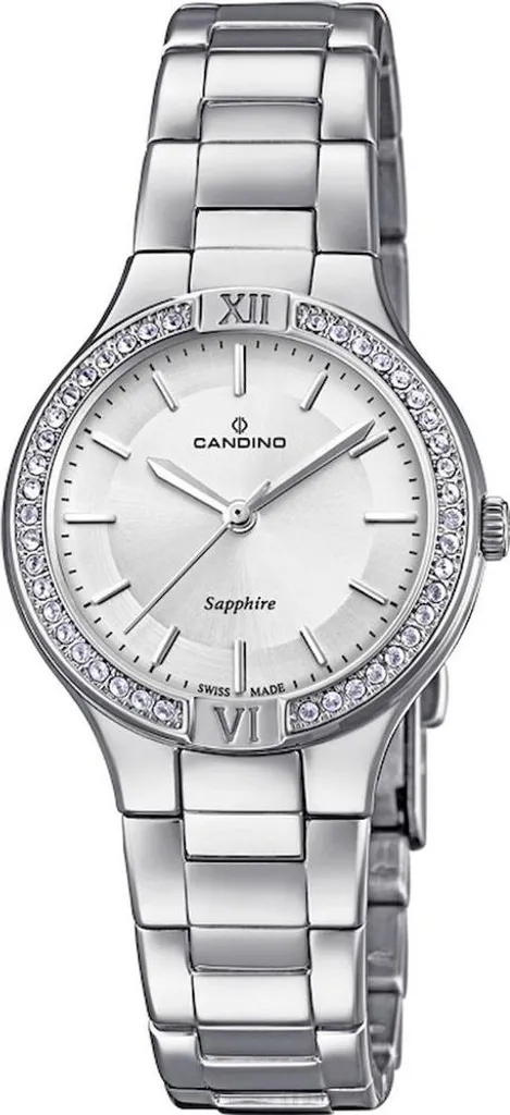 Montre Femme Candino C4626/1 Argentée en Acier Inoxydable Chic