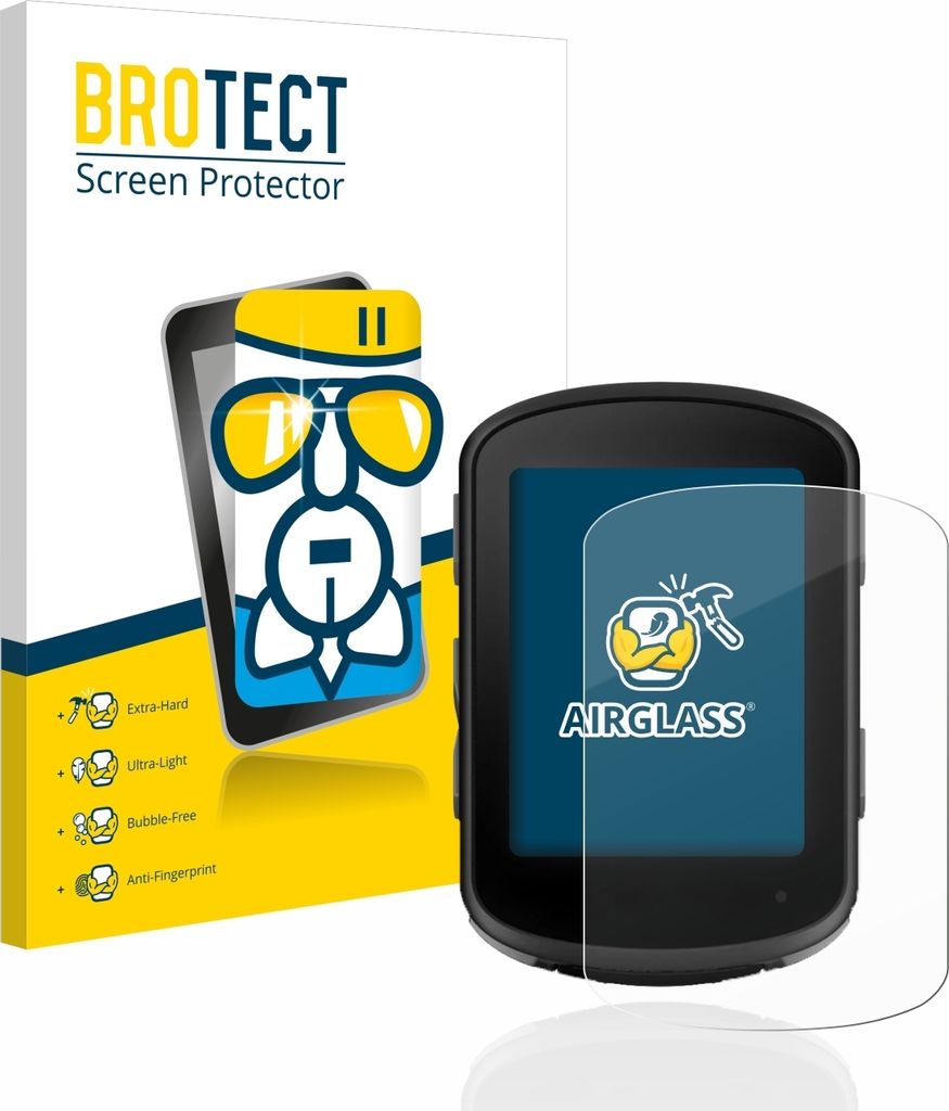 BROTECT Schutzglas für Garmin Edge 540 Schutzfolie Panzer Folie Glas Display Schutz klar