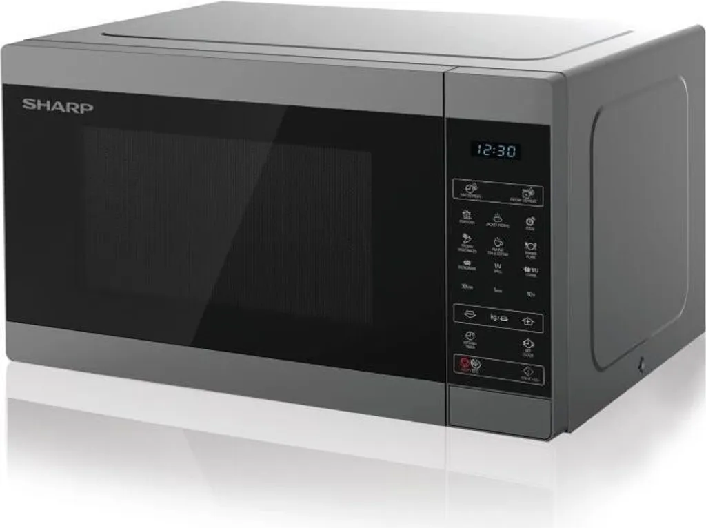 Four à Micro-ondes Combiné Gril Sharp 28 Litres Coloris Gris et Noir - 8