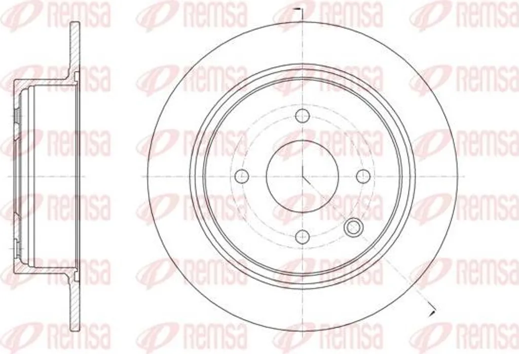 Améliorez le Freinage de votre Nissan Cube avec ce Disque de Frein REMSA