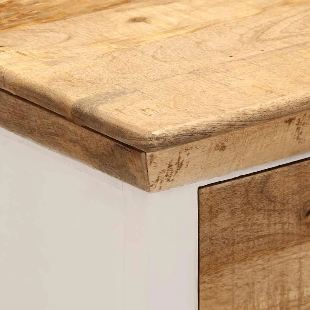 Buffet d'entrée compact bois massif 55 cm idéal pour petits espaces - 5