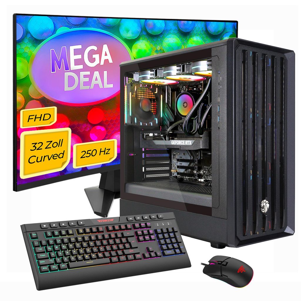 GAMEMAX MegaDeal CLAW SET2780 8100 Ryzen 5 7500F WAK 32GB Produktbild 