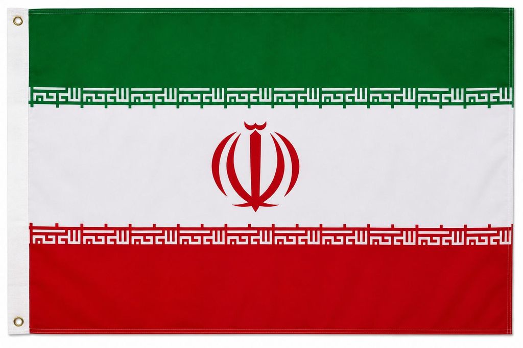 Flagge Fahne Iran 90 x 150 cm - Fahne- reißfest - rissfest Produktbild 