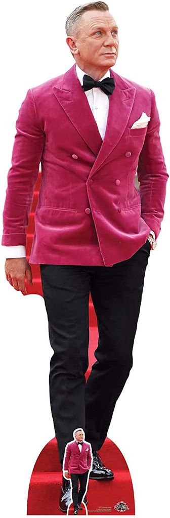 Daniel Craig - Red Velvet Jacket - Pappaufsteller Standy - Produktbild 
