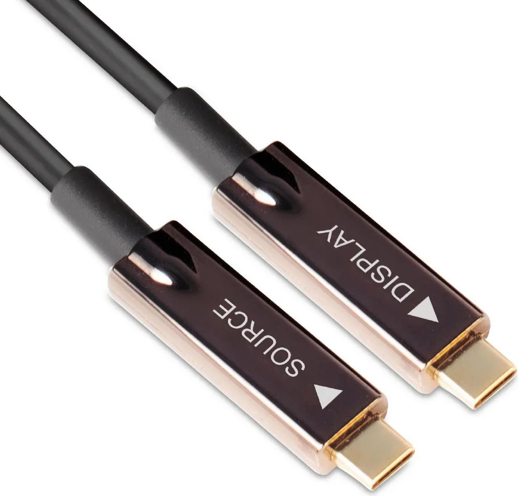 Câble USB-C 20m pour Salle de Conférence Vidéo Optique Actif USB 3.2
