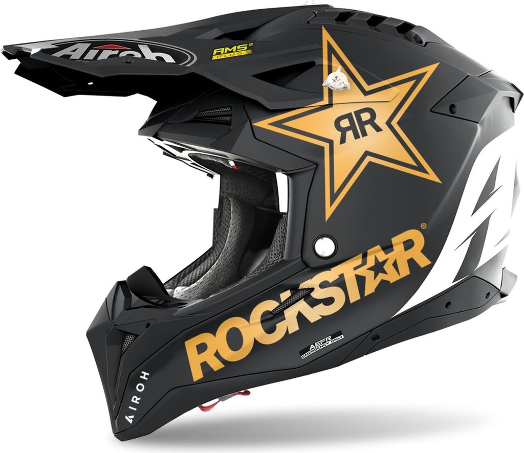 Airoh Aviator 3 Rockstar Motocross Helm Grösse: XXL (63)