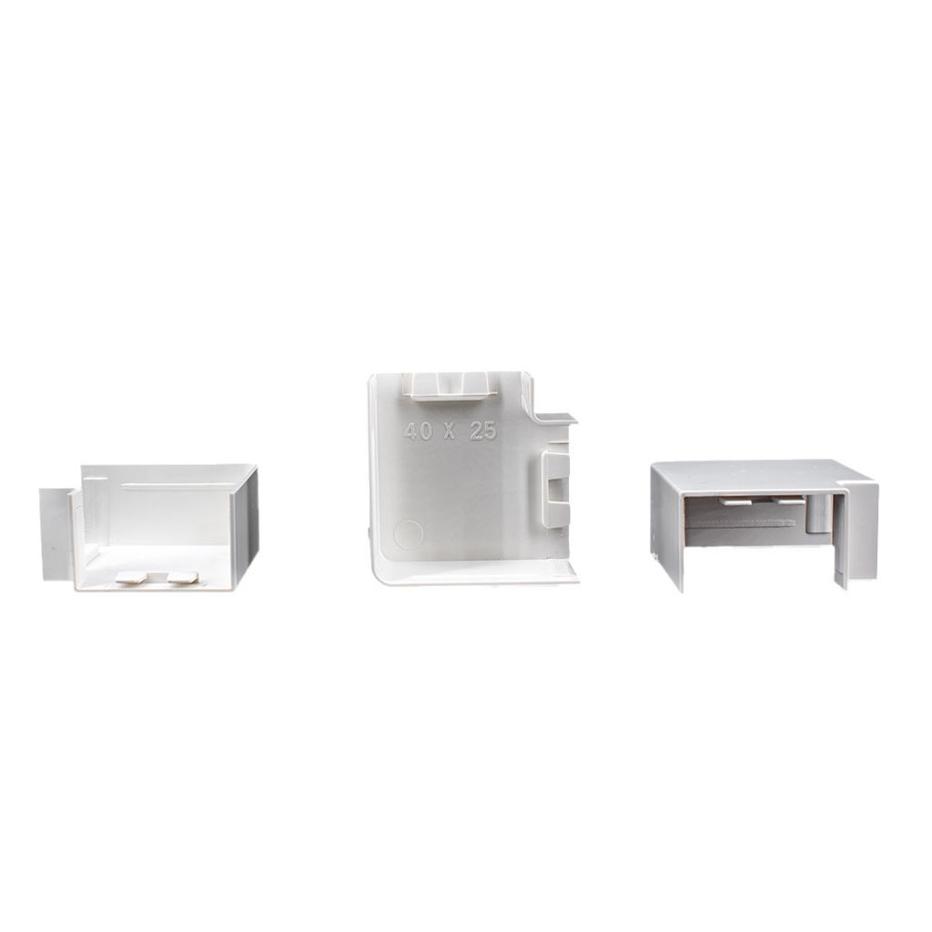 10x yourDroid Kabelkanal L-Stück 40x25 weiss Produktbild 6