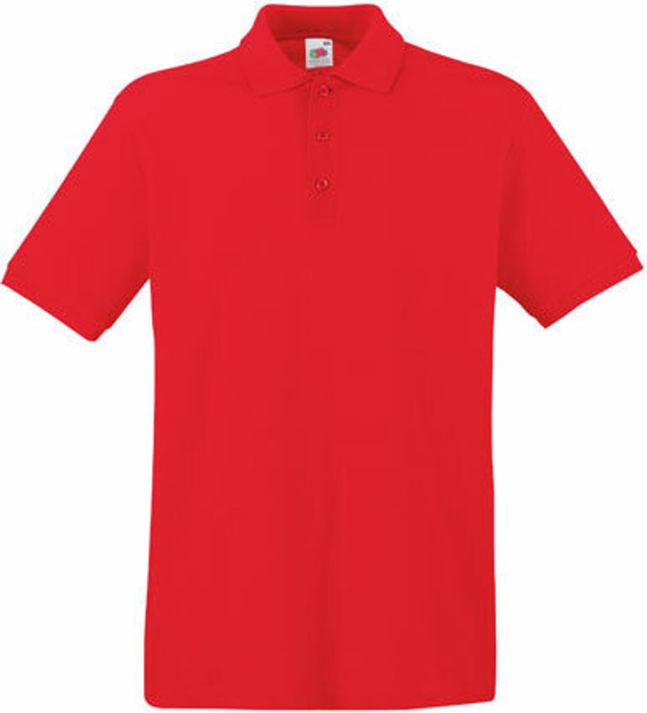 Fruit of the Loom - Premium Polo - Red - XL