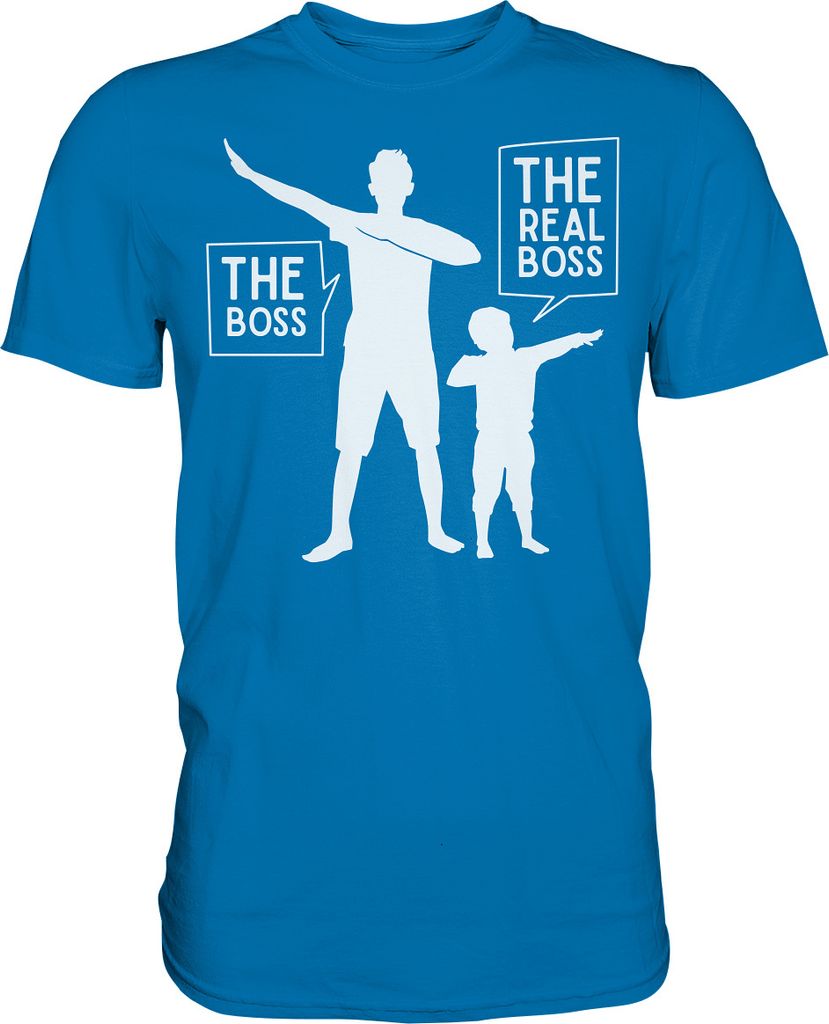 Vater Sohn Dabbing Papa und Kind T-Shirt – Royal Blue / 5XL Produktbild 