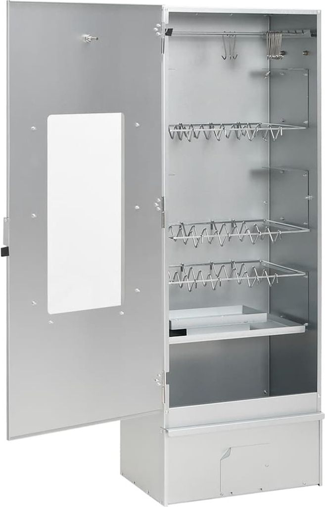 vidaXL Räucherofen mit Kaltrauchgenerator Verzinkter Stahl Produktbild 