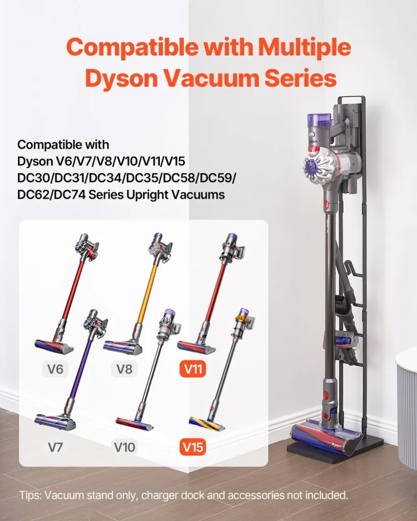 Support de stockage pour Dyson V8 V10 V11 - Station de charge sans mur
