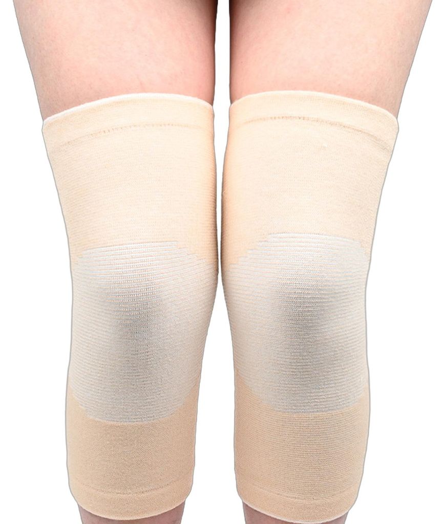 1 Paar Sport-Kniebandagen, leichte, atmungsaktive Kniekompressionsmanschette für Damen und Herren, elastisch, geeignet für Outdoor-Fitness, Baske...