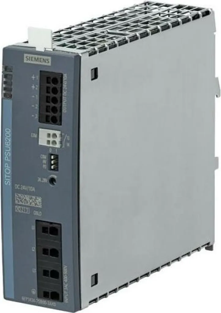 Bloc d'alimentation stabilisé 24V 10A SITOP PSU6200 pour rail DIN