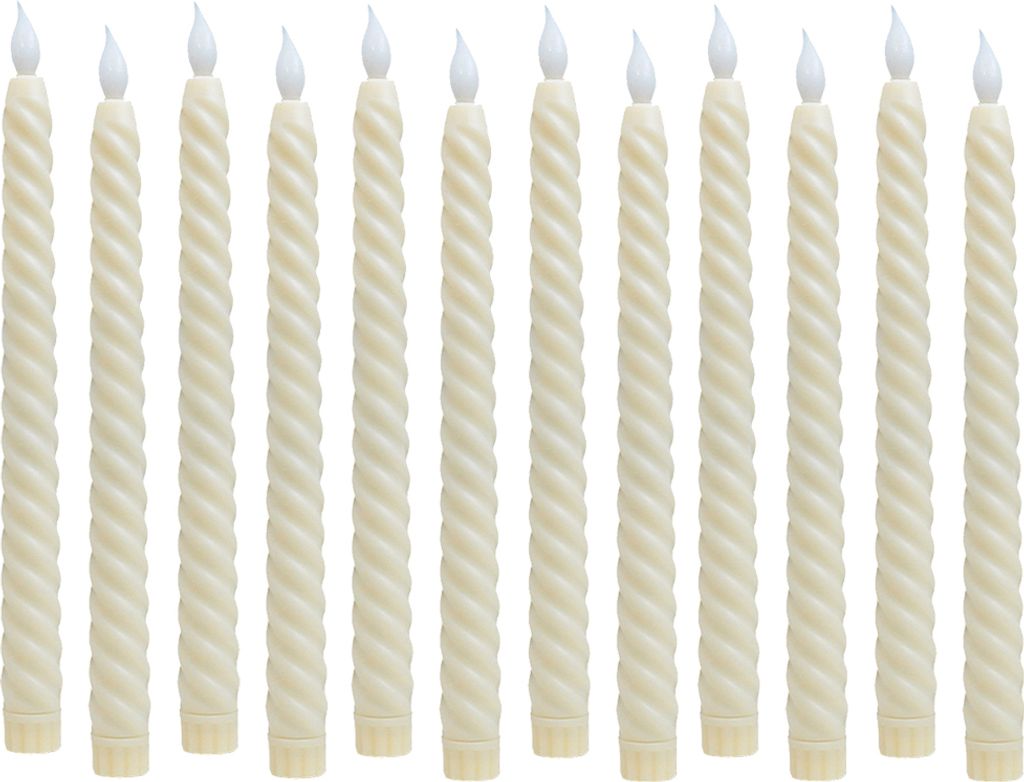 Lot De 2 Bougies Coniques Sans Flamme à LED Réalistes à Piles Avec Flamme Jaune Chaude Vacillante Pour La Maison, Noël, Mariage (demi-pulvérisation Dorée