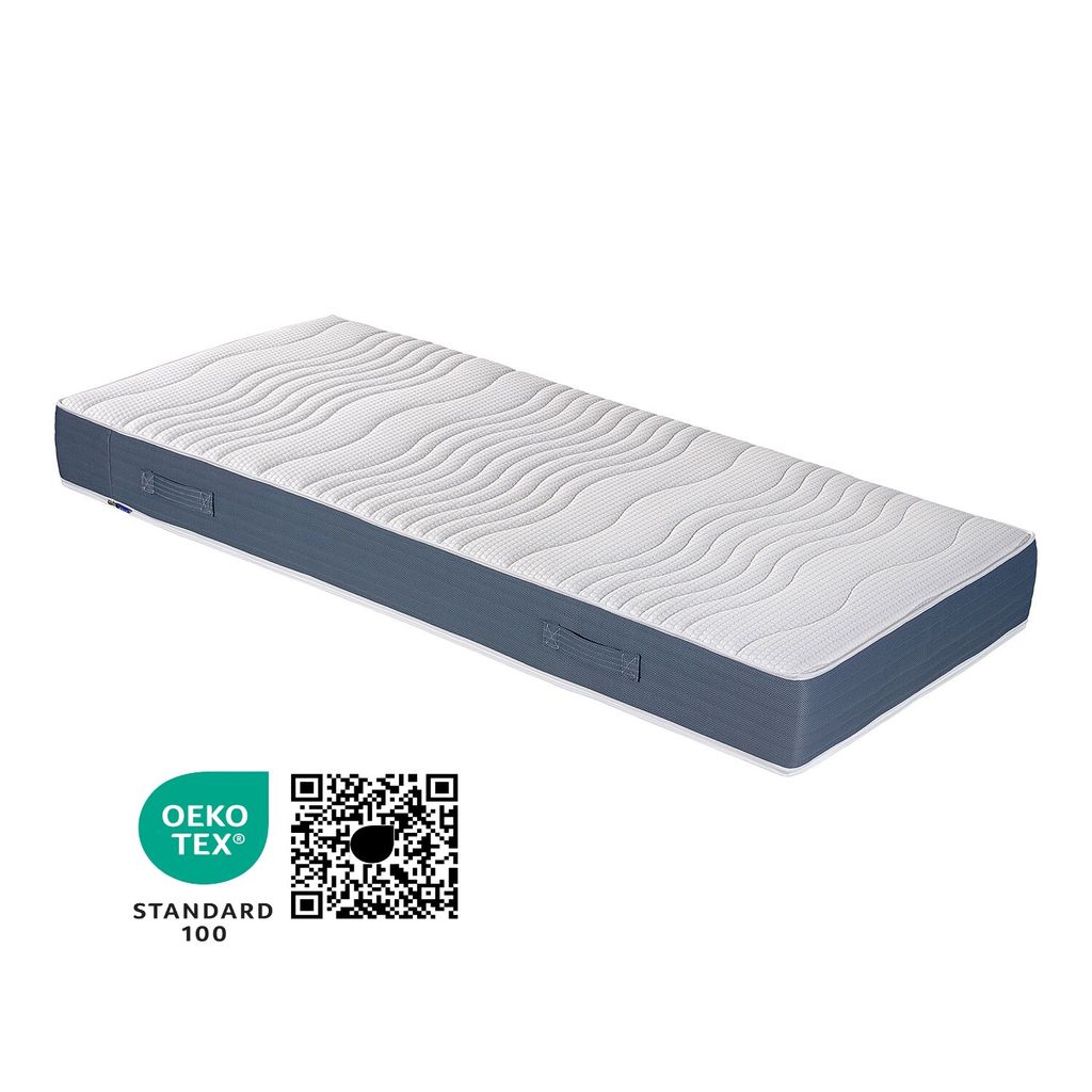 MALIE OASI - H2 90x200 Tonnentaschenfederkern Matratze mit 7 Zonen und 1.000 Federn