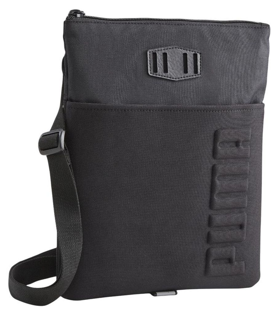 Puma - Umhängetasche, Logo, 1l PP3677 (28 cm x 2 cm x 22 cm) (Schwarz)