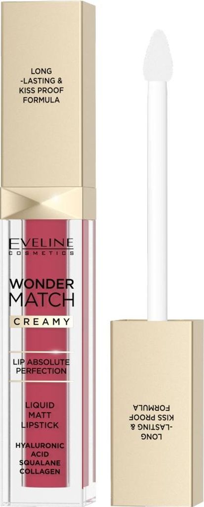 Eveline Cosmetics Matt Lippenstift - 12 Charmantes Rot, Flüssig, 6,8 ml