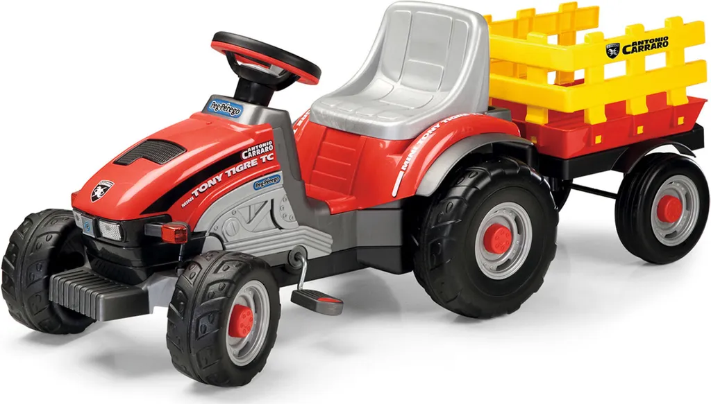 Peg Perego Mini Tony Tigre Tracteur Électrique Enfant à Batterie 6V