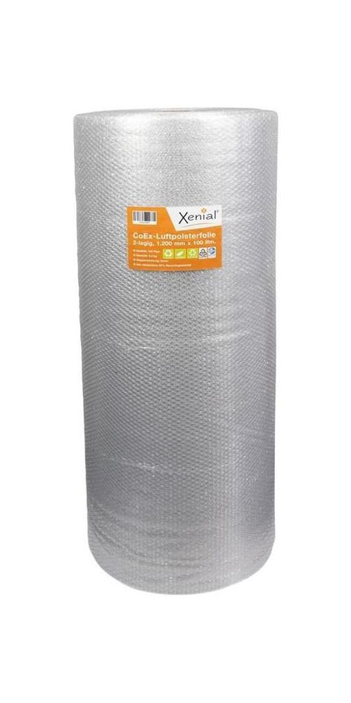 Luftpolsterfolie Breite 1200mm Länge 100m 2-lagig grau TRANSPAK