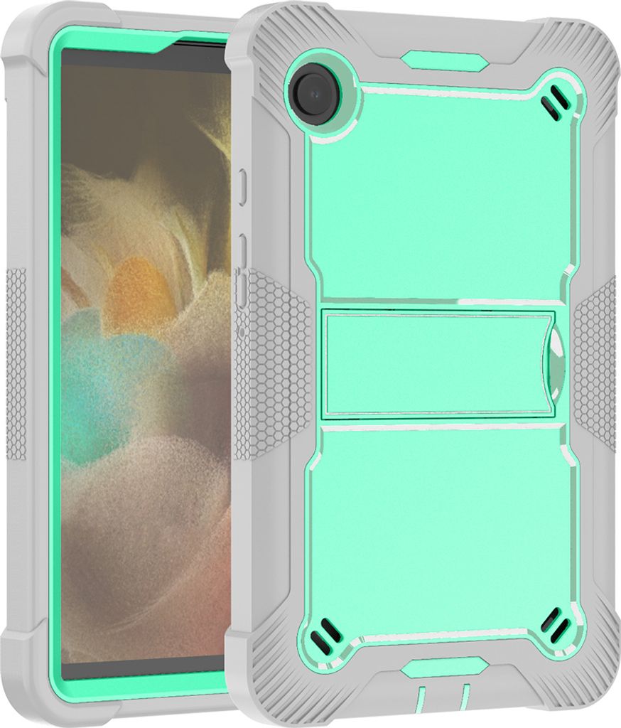 Schutzhülle für Samsung Galaxy Tab A9 8,7 Zoll 2023 Robust Hybrid Tablet Hülle mit Ständer Minze