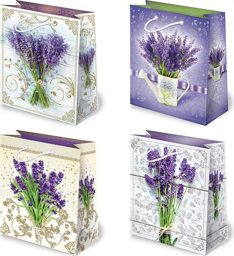 Sacs Décoratifs Lavande 10 pcs - Grand Format XL-36 pour Fêtes