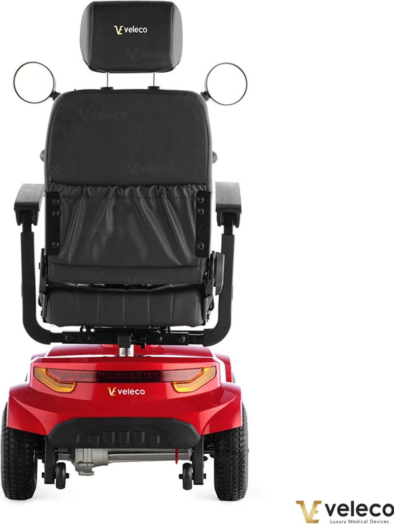 Scooter Électrique 4 Roues VELECO JUMPY - 10 Km/h, 40 Km Autonomie, Siège Tournant, Pour Seniors & Adulte