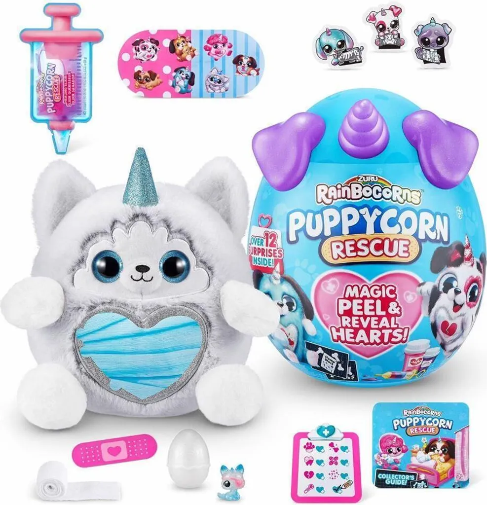 Apprendre à Soigner : Peluche Rainbocorns S1 Chien Malade et Blessé - 15
