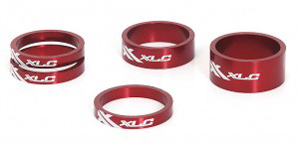 XLC A-Head Spacer-Set AS-A02 3 x 5, 1 x 10, 1 x 15mm, 1 Produktbild 